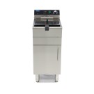 Maxima - Friteuse - 16L - 1 Panier - avec Robinet de Vidange et Support