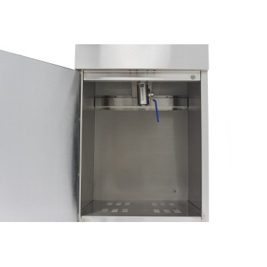 Maxima - Friteuse - 16L - 1 Panier - avec Robinet de Vidange et Support