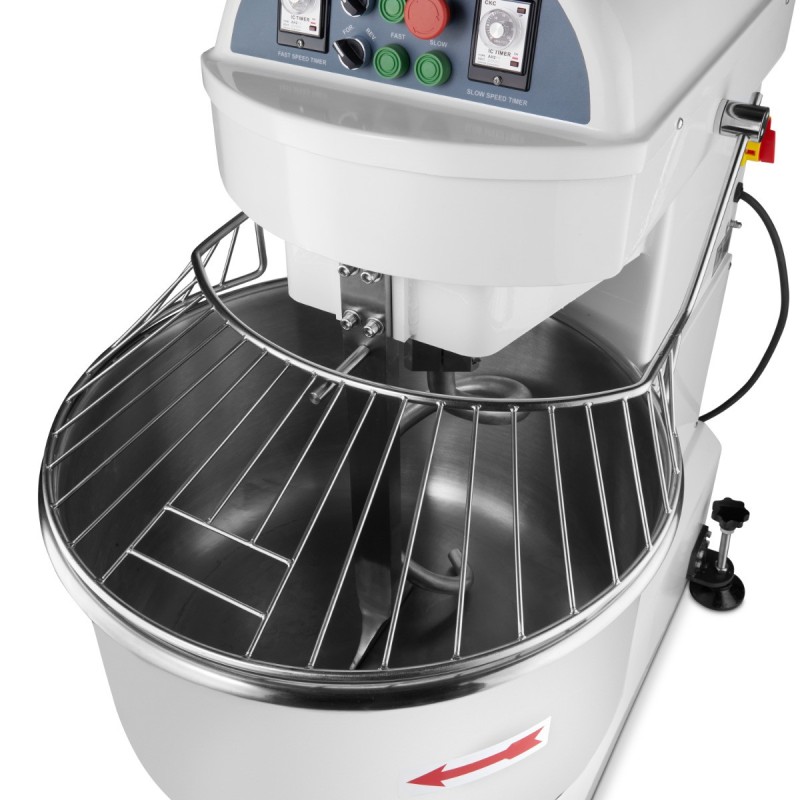 Maxima - Mélangeur à pâte - 130L - 80kg de pâte - 2 vitesses - 400V
