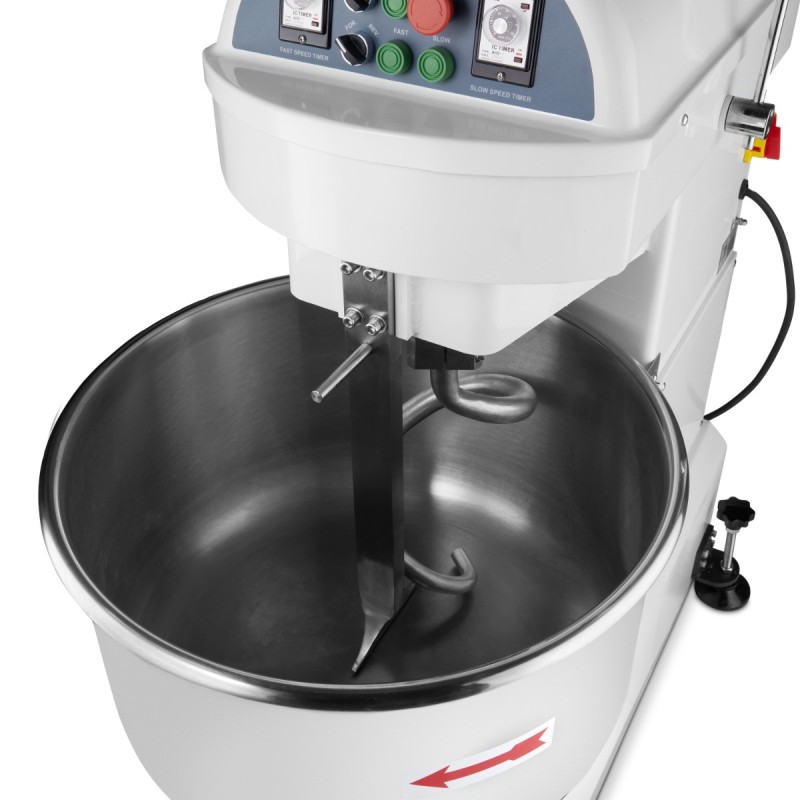 Maxima - Mélangeur à pâte - 130L - 80kg de pâte - 2 vitesses - 400V