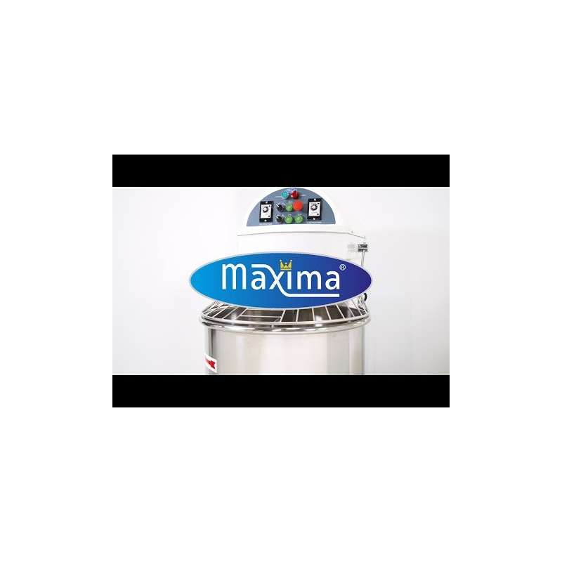 Maxima - Mélangeur à pâte - 130L - 80kg de pâte - 2 vitesses - 400V