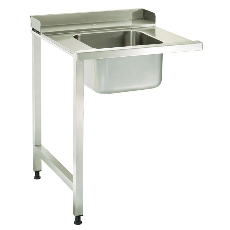 Maxima - Table de lave-vaisselle - 120 x 75 cm - Gauche - avec évier et étagère de rangement