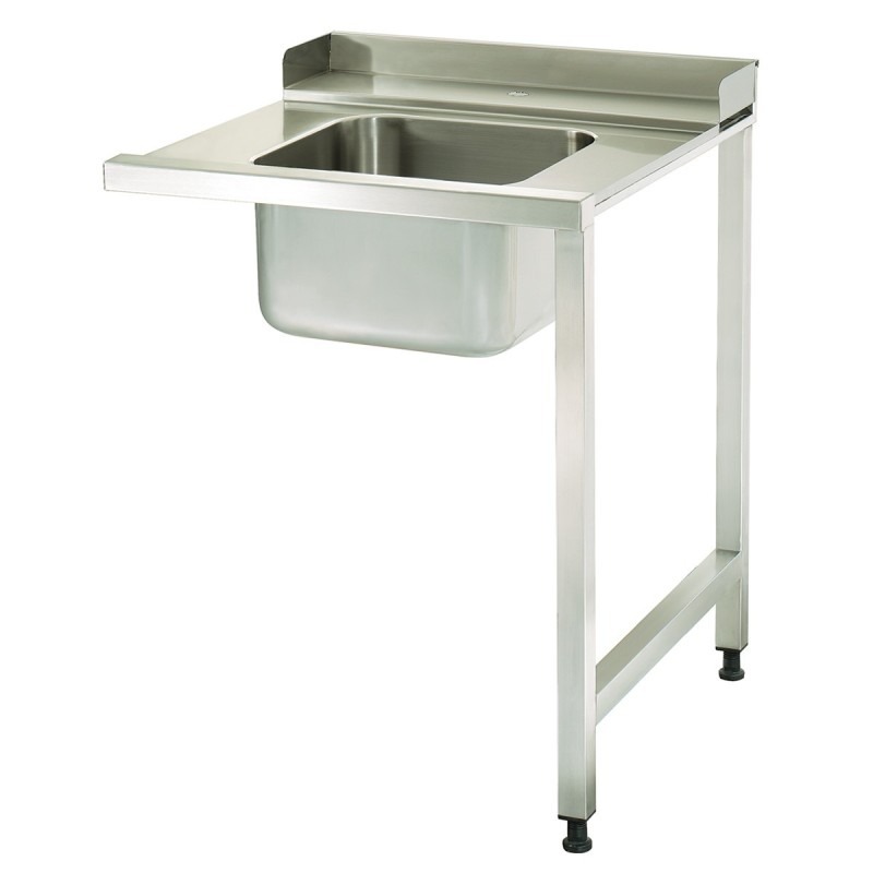 Maxima - Table de lave-vaisselle - 90 x 75 cm - À droite - avec évier et étagère de rangement