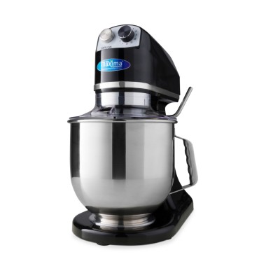 Maxima - Batteur sur socle - 7 L - Jusqu'à 2 kg de pâte - Noir