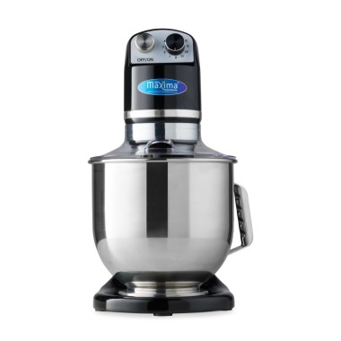 Maxima - Batteur sur socle - 7 L - Jusqu'à 2 kg de pâte - Noir