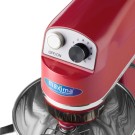 Maxima - Batteur sur socle - 7L - Jusqu'à 2kg de pâte - Rouge Framboise