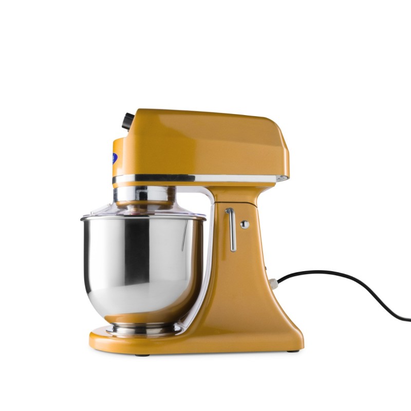 Maxima - Batteur sur socle - 7 L - Jusqu'à 2 kg de pâte - Doré
