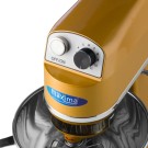 Maxima - Batteur sur socle - 7 L - Jusqu'à 2 kg de pâte - Doré