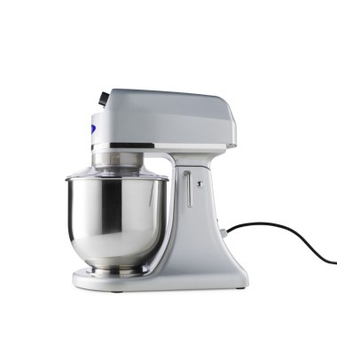 Maxima - Batteur sur socle - 7 litres - Jusqu'à 2 kg de pâte - Argent