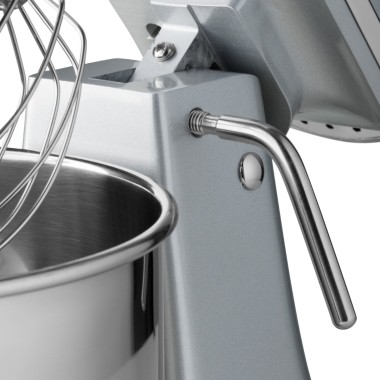 Maxima - Batteur sur socle - 7 litres - Jusqu'à 2 kg de pâte - Argent