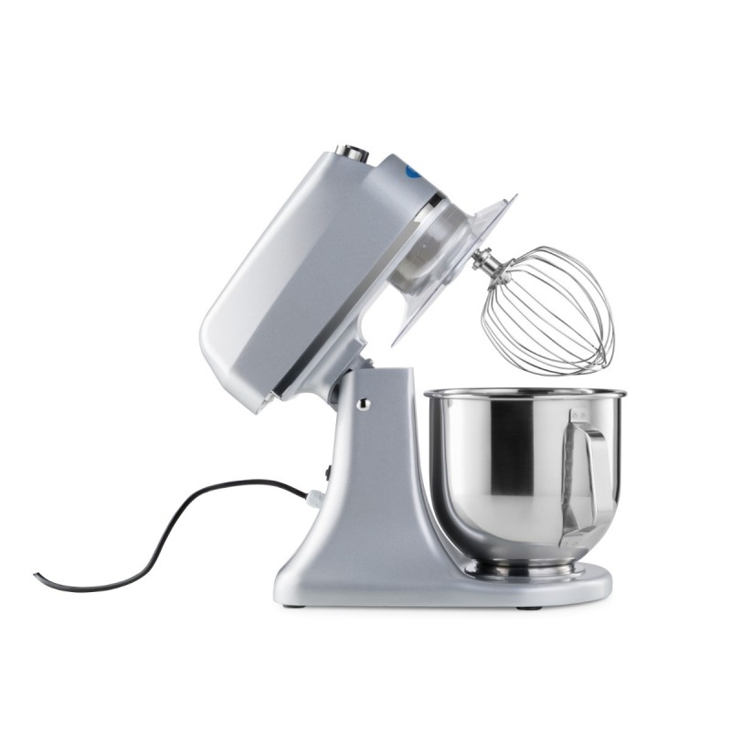 Maxima - Batteur sur socle - 7 litres - Jusqu'à 2 kg de pâte - Argent