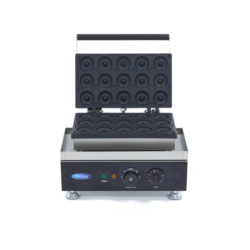 Maxima - Machine à donuts - 15 mini donuts - Ø5cm - avec minuteur intégré