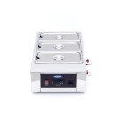 Maxima - Fondeur de chocolat - 3 bacs GN 1/3 de 100 mm