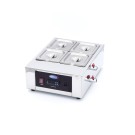 Maxima - Fondeur de chocolat - 4 bacs GN 1/6 de 100 mm