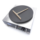 Maxima - Crêpière - Une crêpe - 40 cm - avec répartiteur de pâte