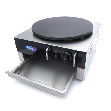 Maxima - Crêpière - Une crêpe - 40 cm - avec répartiteur de pâte