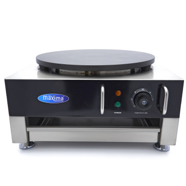 Maxima - Crêpière - Une crêpe - 40 cm - avec répartiteur de pâte