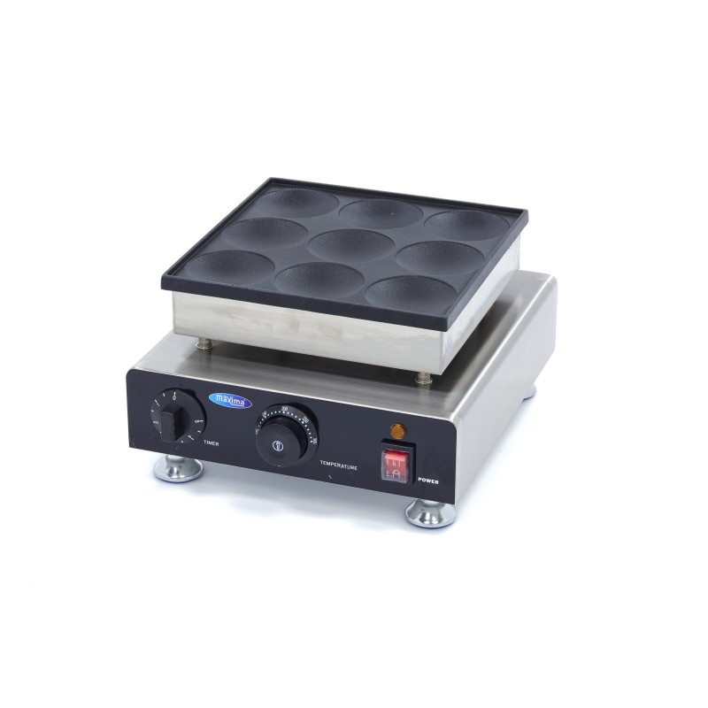 Maxima - Fabricant de crêpes - 9 crêpes - Ø8cm chacune