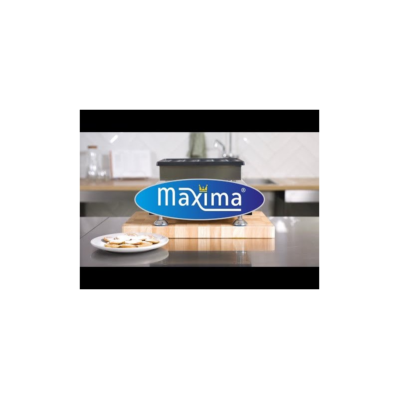 Maxima - Mini appareil à pancakes - 25 pièces - Ø4,5cm chacun