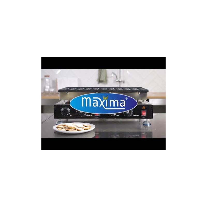 Maxima - Mini machine à pancakes - 50 pièces - Ø4,3cm