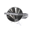 Maxima - Distributeur de pâte à crêpes - 1,6 L - En acier inoxydable - Bouton de dosage inclus