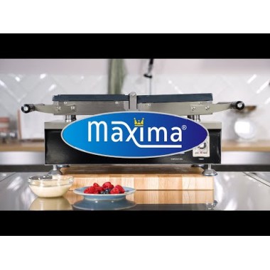 Maxima - Machine à gaufres - 2 pièces - Rotative - Numérique