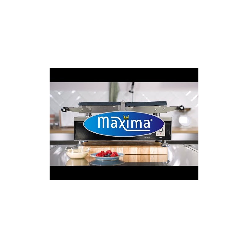 Maxima - Machine à gaufres - 2 pièces - Rotative - Numérique