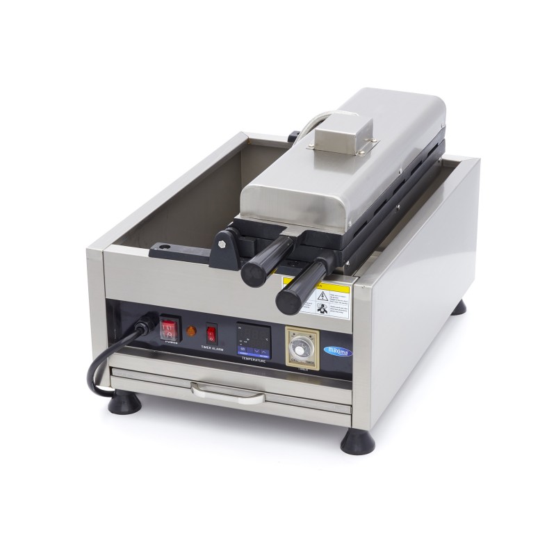 Maxima - Machine à gaufres - 5 formes de Taiyaki / poisson - Rotative - Numérique