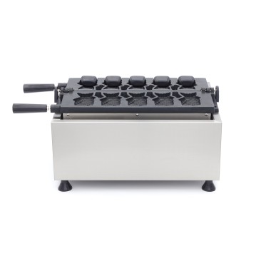 Maxima - Machine à gaufres - 5 formes de Taiyaki / poisson - Rotative - Numérique