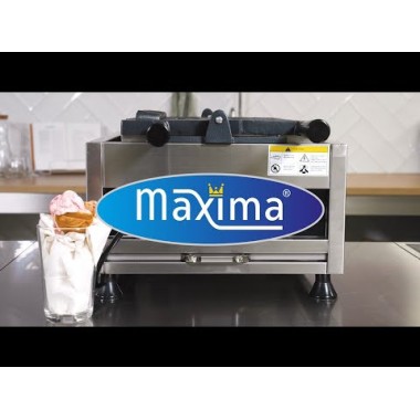 Maxima - Machine à gaufres - 5 formes de Taiyaki / poisson - Rotative - Numérique