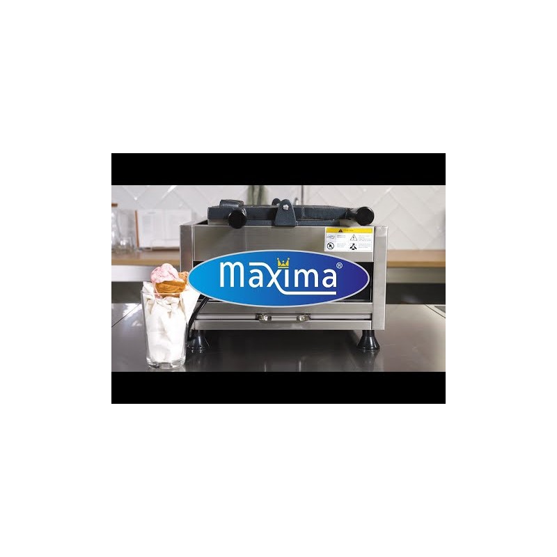 Maxima - Machine à gaufres - 5 formes de Taiyaki / poisson - Rotative - Numérique