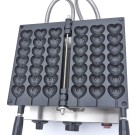Maxima - Machine à gaufres - 3 sucettes - Cœurs avec émoticônes sur des bâtonnets