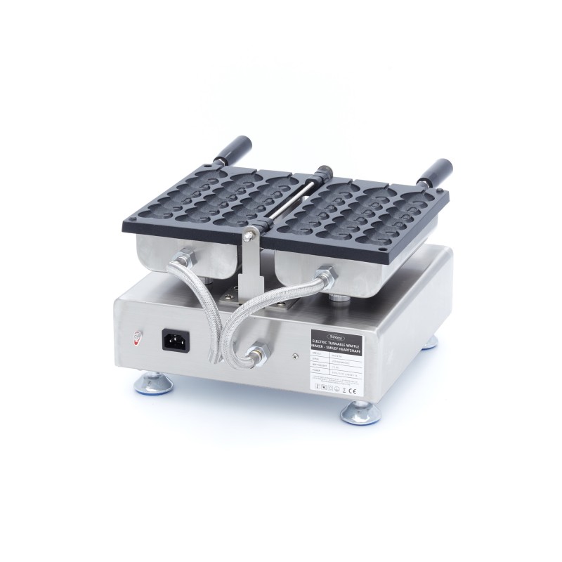 Maxima - Machine à gaufres - 3 sucettes - Cœurs avec émoticônes sur des bâtonnets