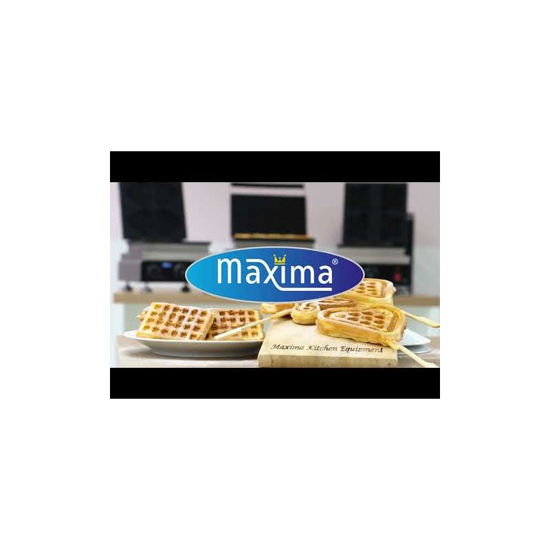 Maxima - Gauffrier - 10 gaufres - Mini belges
