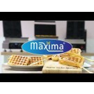 Maxima - Gauffrier - 10 gaufres - Mini belges