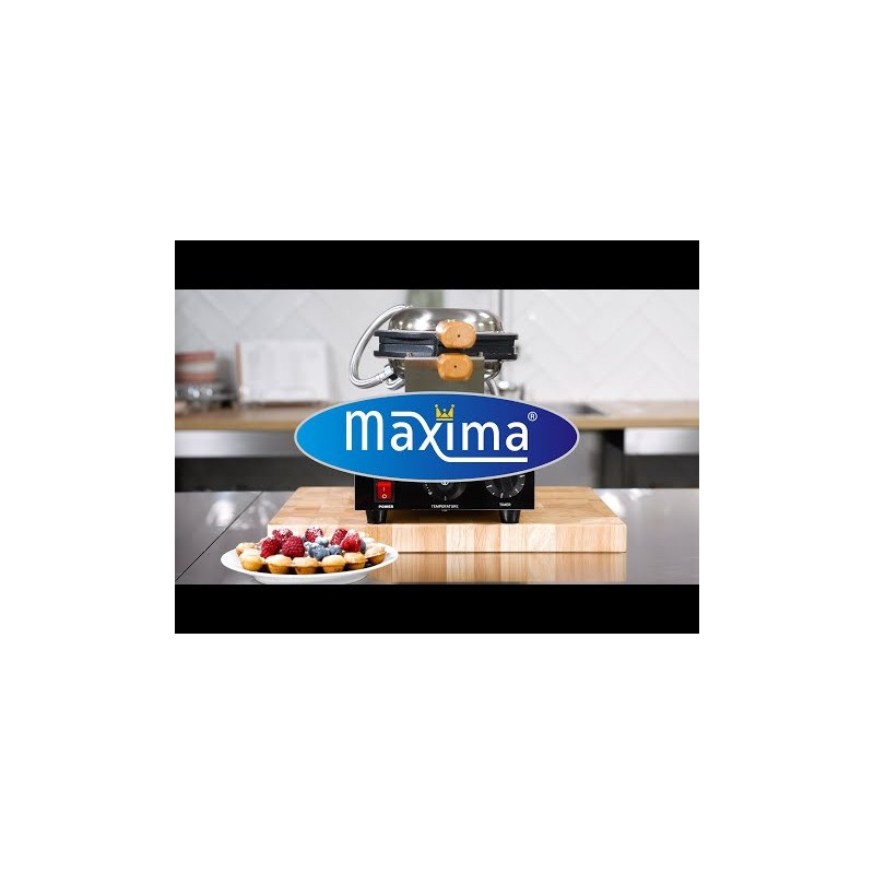Maxima - Machine à gaufres - 1 pièce - Motif à bulles