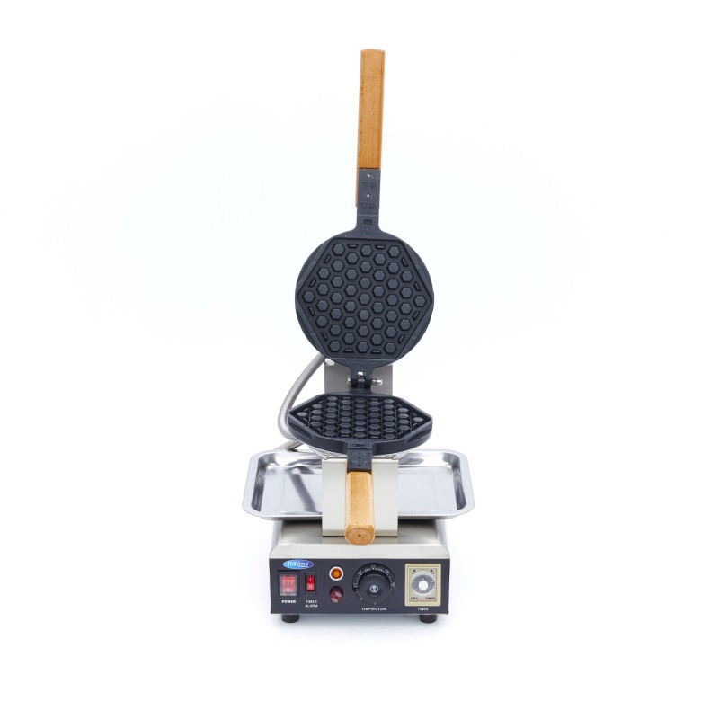 Maxima - Machine à gaufres - 1 gaufre - Motif nid d'abeille rond