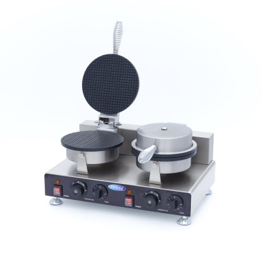Maxima - Machine à gaufres - 2 pièces - Cornet de crème glacée