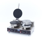 Maxima - Machine à gaufres - 2 pièces - Cornet de crème glacée