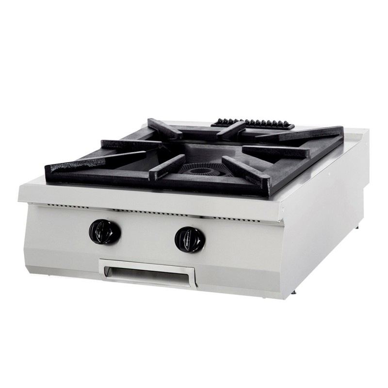Maxima - Cuisinière Premium - 1 brûleur - Double unité - Profondeur de 90 cm - Gaz
