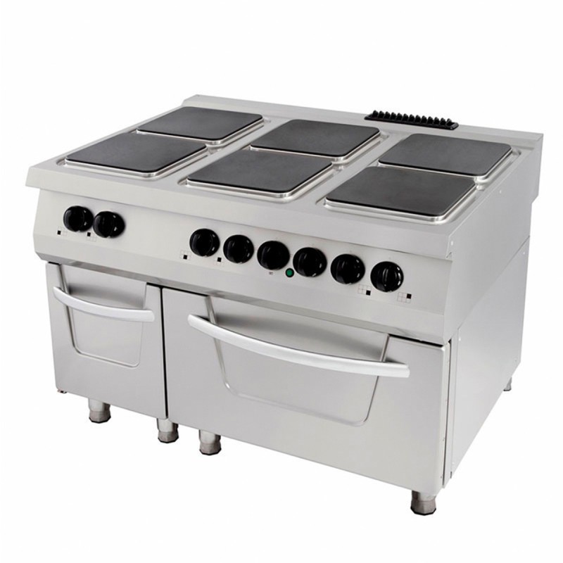 Maxima - Cuisinière Premium - 6 brûleurs - Unité triple - 90 cm de profondeur - incluant four - Électrique