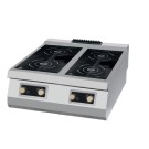 Maxima - Cuisinière à induction haut de gamme - 4 brûleurs - Double unité - Profondeur de 90 cm - Électrique
