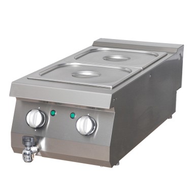 Maxima - Bain-Marie Premium - Unité Simple - Profondeur de 90cm - Électrique