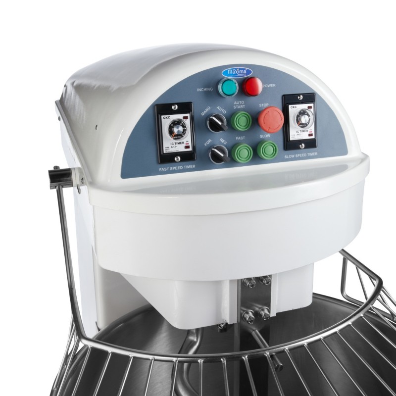 Maxima - Mélangeur de pâte - 100L - 64kg de pâte - 2 vitesses - 400V