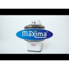 Maxima - Mélangeur à pâte - 20L - 12kg de pâte - 2 vitesses - Bol amovible