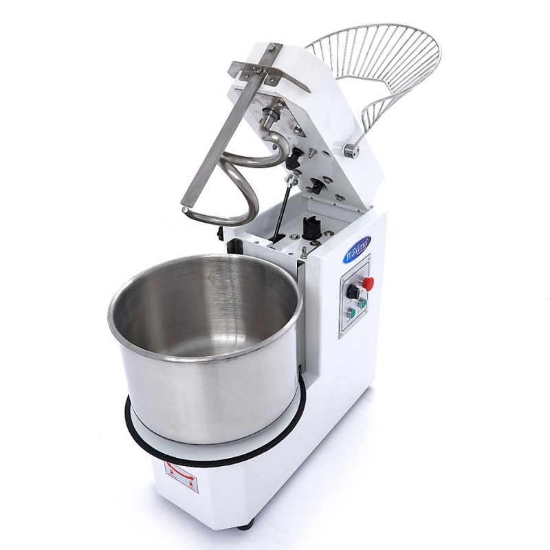 Maxima - Mélangeur de pâte - 30L - 18kg de pâte - 2 vitesses - Bol amovible