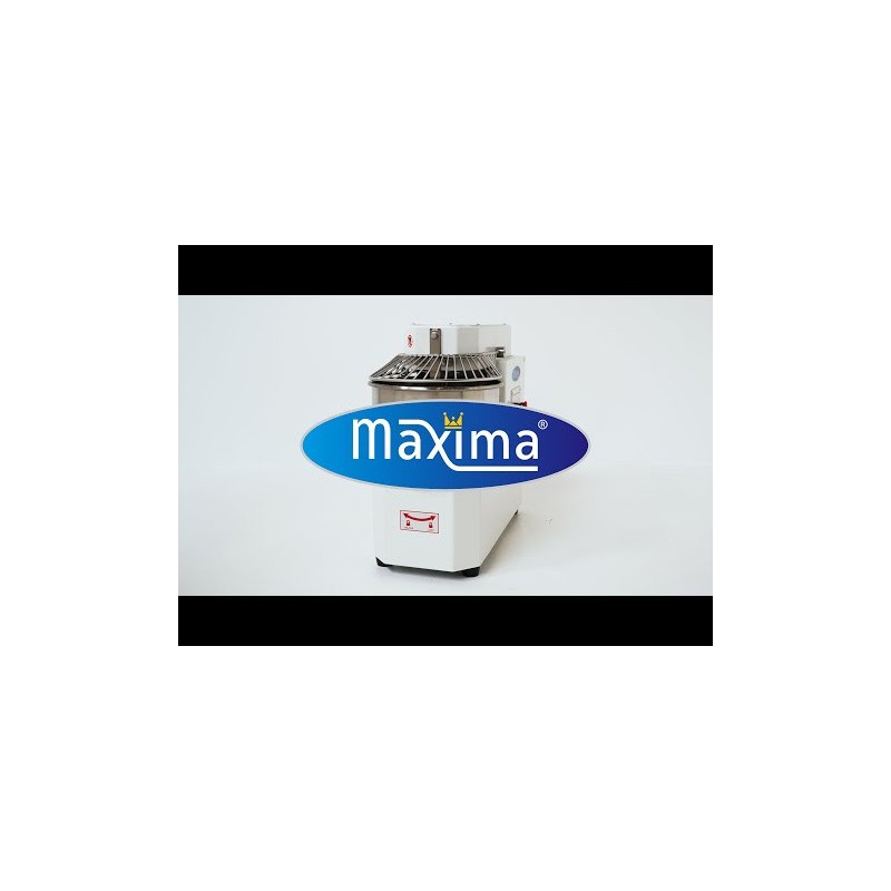 Maxima - Mélangeur de pâte - 30L - 18kg de pâte - 2 vitesses - Bol amovible