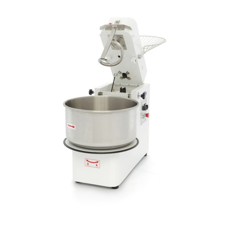 Maxima - Mélangeur de pâte - 50L - 30kg de pâte - 2 vitesses - Bol amovible - 400V