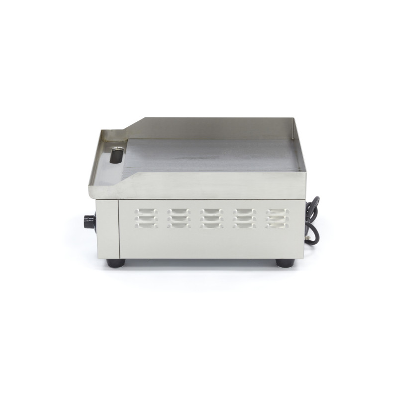Maxima - Plaque à griller - Demi-rainurée - 36cm - avec bac de récupération de graisse