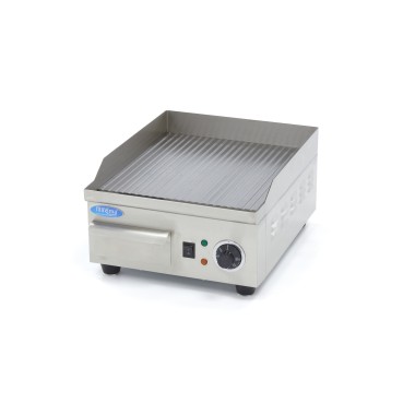 Maxima - Plaque de cuisson - Rainurée - 36cm - incluant un bac de récupération de graisse